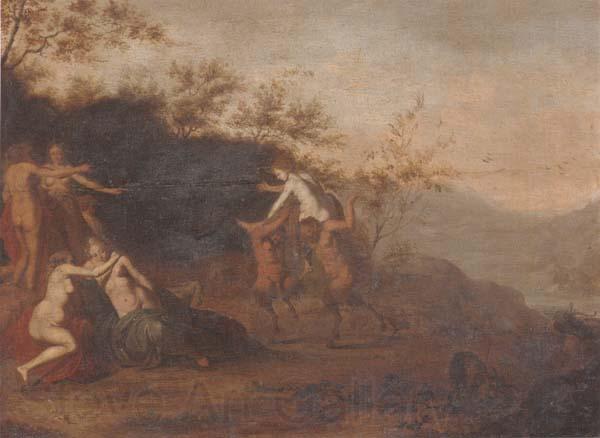 unknow artist An open landscape with nymphs and satyrs Norge oil painting art